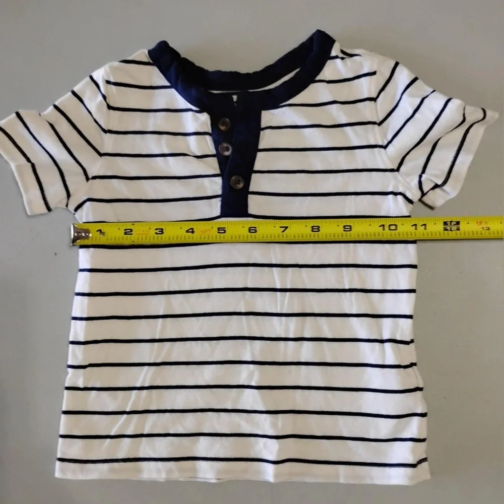 Old Navy Boys Striped Henley Shirt – Size 2T